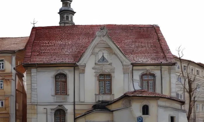 Kostel svatého Vojtěcha (Praha 1) – akvarel