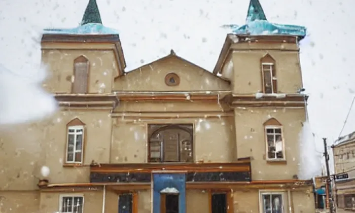 Kostel svatého Vojtěcha v Dejvicích – winter