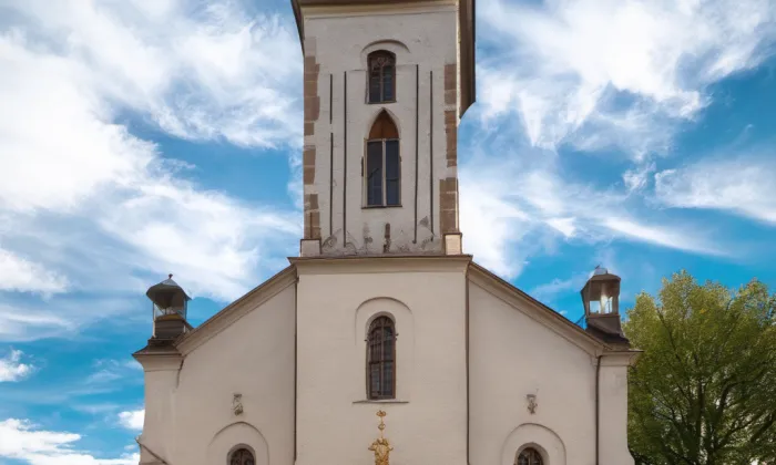 Kostel svatého Vojtěcha v Přerově nad Labem – summer
