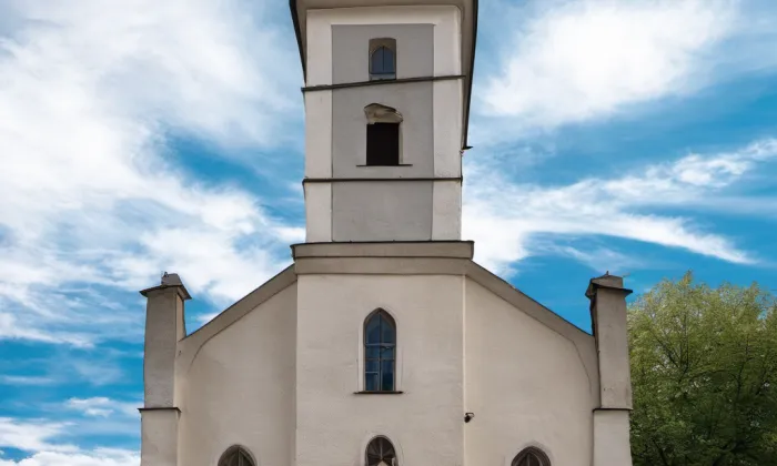 Kostel svatého Vojtěcha v Přerově nad Labem – winter
