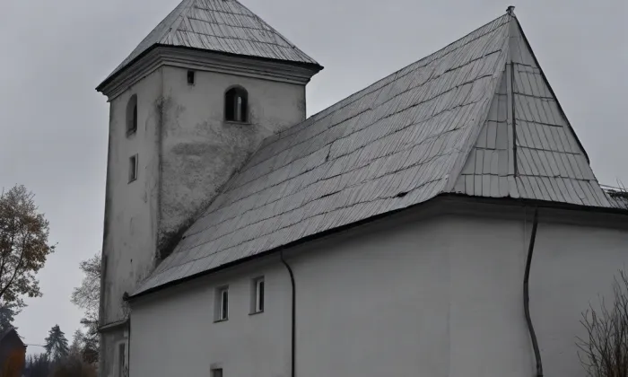Kostel svatého Wolfganga (Vikantice) – autumn
