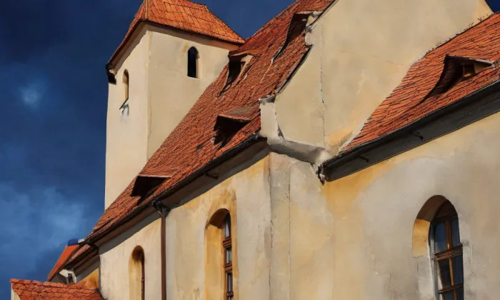 Kostel Umučení svatého Jana Křtitele (Žumberk) – autumn