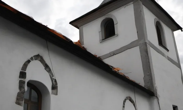 Kostel Všech svatých (Řesanice) – autumn