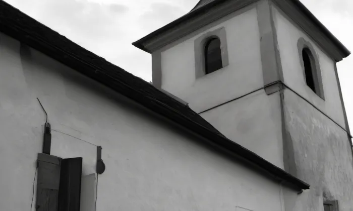 Kostel Všech svatých (Řesanice) – noc