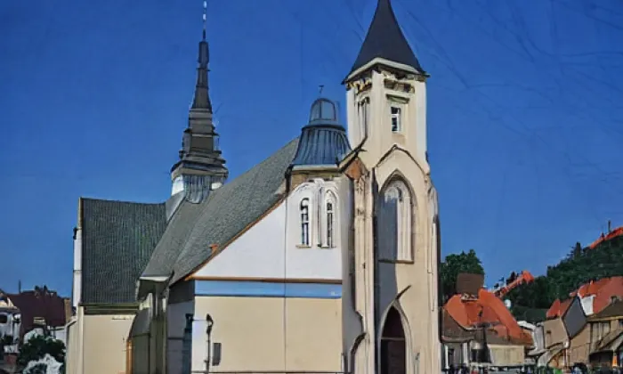 Kostel Všech svatých (Jaroměřice) – summer