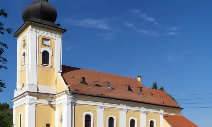 kostel Všech svatých (Milotice) – summer