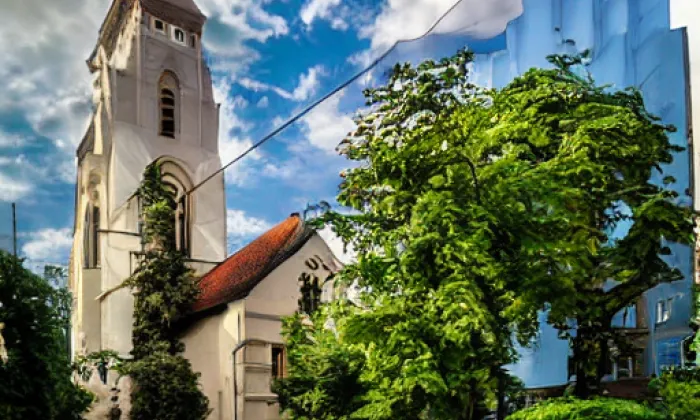 Kostel Zvěstování Páně v Úvalech – summer