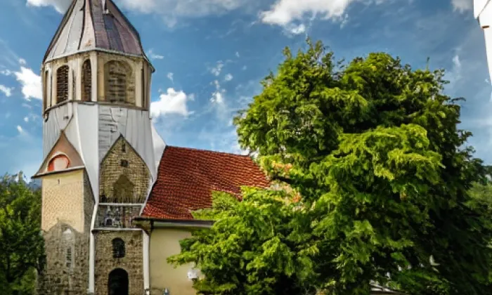 Kostel Zvěstování Páně v Úvalech – winter