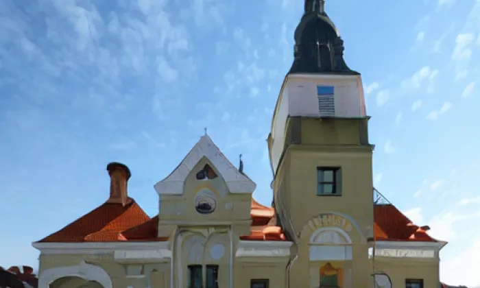 Kostel Zvěstování Panny Marie (Vlachovo Březí) – akvarel