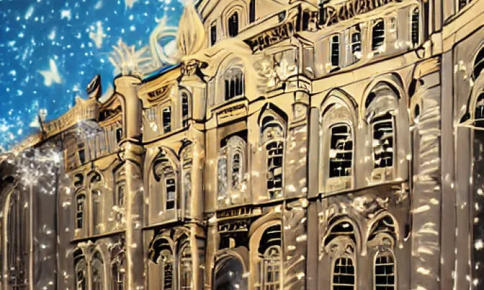 Kounický palác v Panské – noc