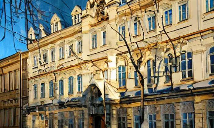 Kounický palác v Panské – winter