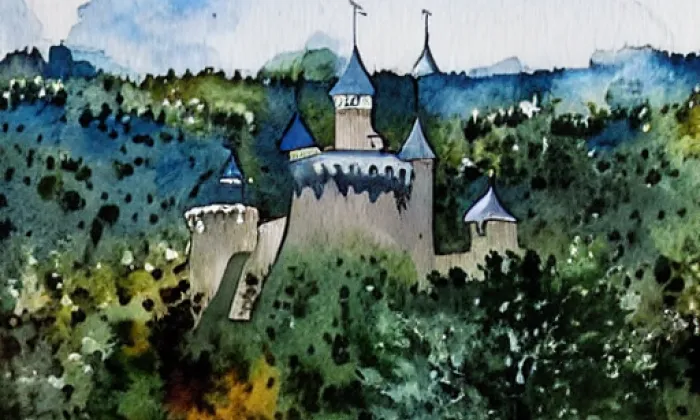 Kozlov – akvarel