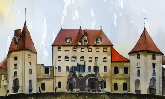 Kravsko – akvarel