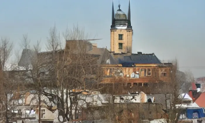 Kunětická hora – akvarel