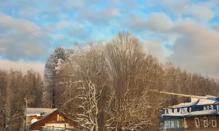 Kunětická hora – winter