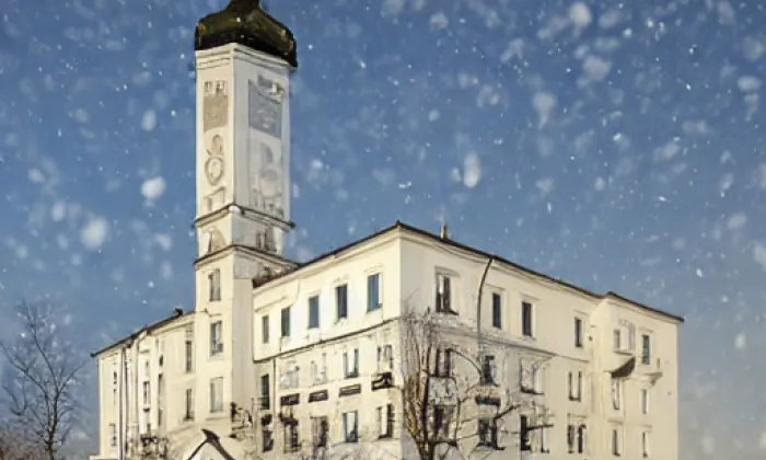 Kyjovská radnice – winter