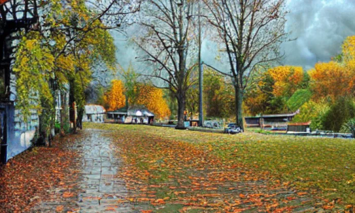 Letenské sady – autumn