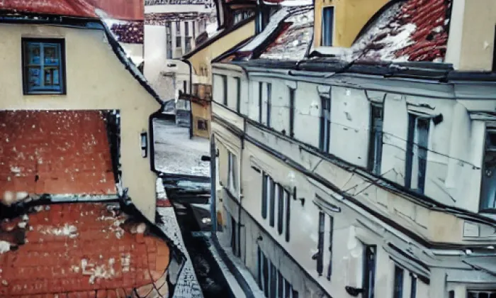 Liliová (Praha 1) – winter