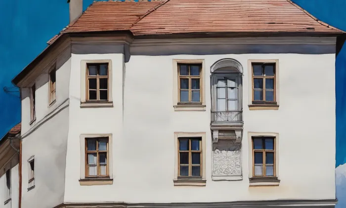 Měnínská brána – akvarel