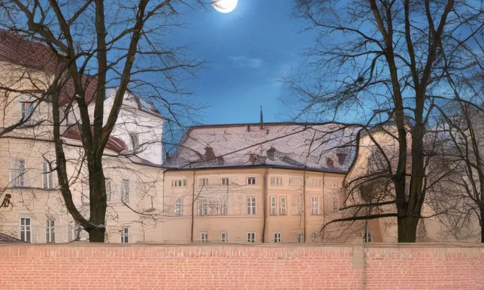 městské opevnění v Brně – noc