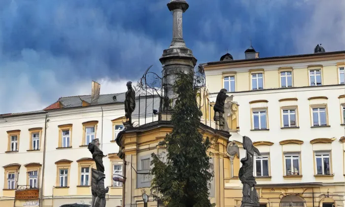 Mariánský sloup – autumn