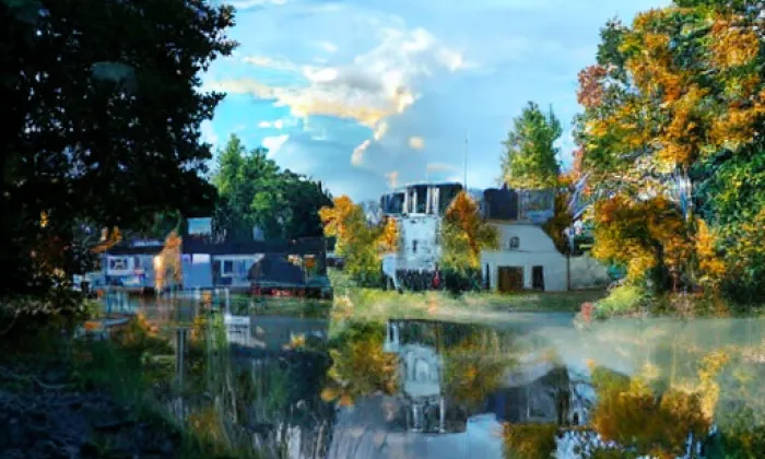 Modrý most – autumn