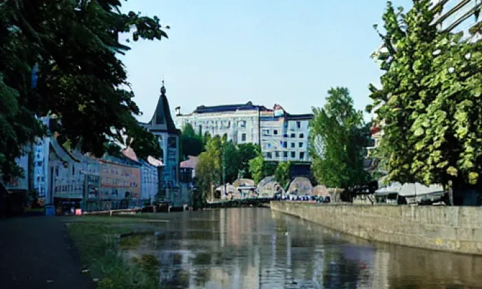 Modrý most – noc