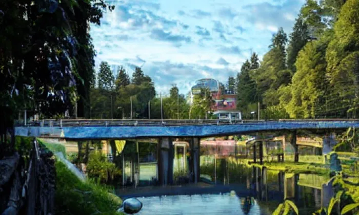 Modrý most – summer