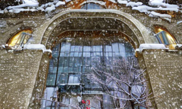 Mohyla na Bílé hoře – winter