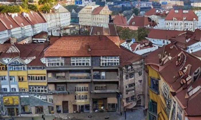 Mostecká – akvarel