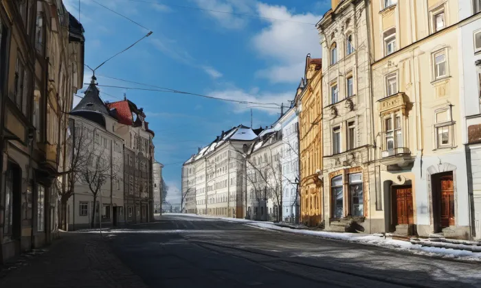 Nádražní (Moravská Ostrava) – winter