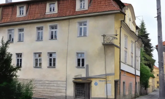 Na baště sv. Tomáše – akvarel