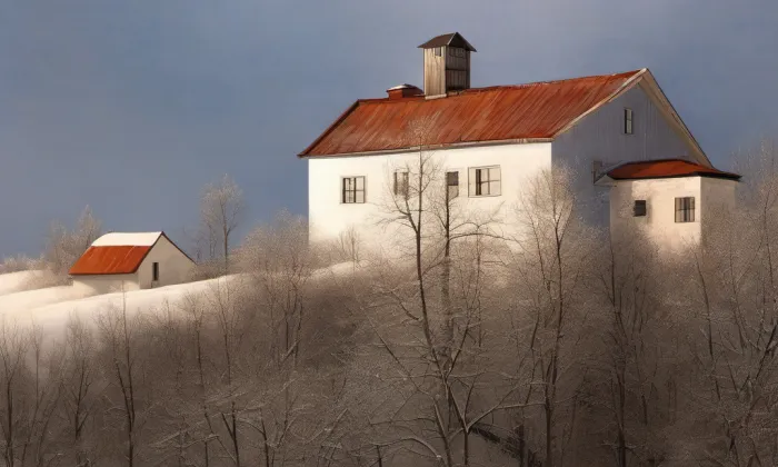 Nový Hrad (Jimlín) – winter
