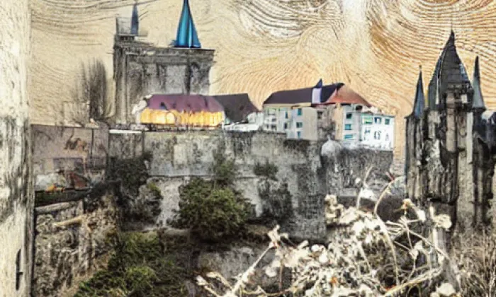 Nový hrad (Skuhrov nad Bělou) – noc
