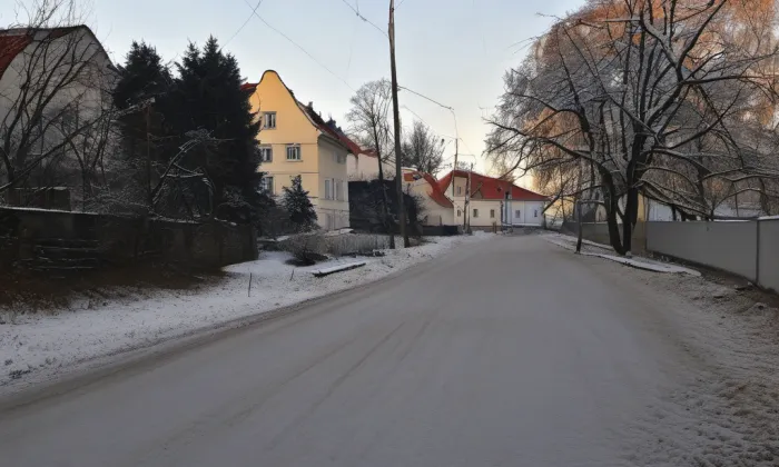 Novosady (Holešov) – winter