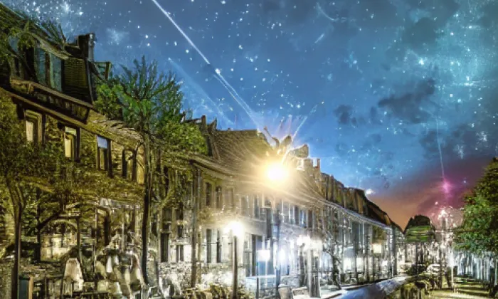 Nuselská ulice – noc