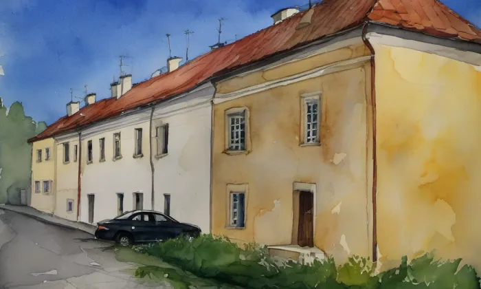 Okříšky – akvarel