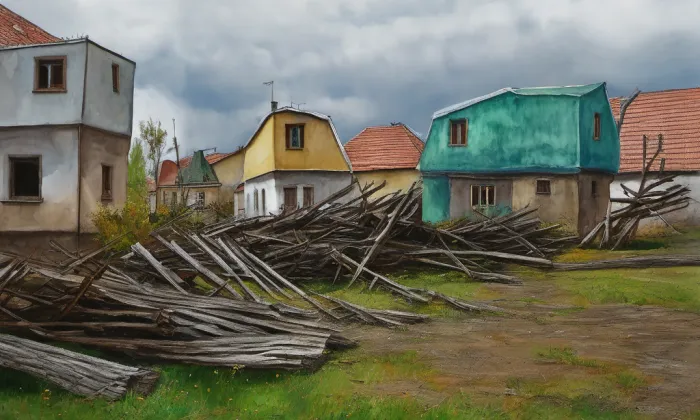 Pánov – akvarel