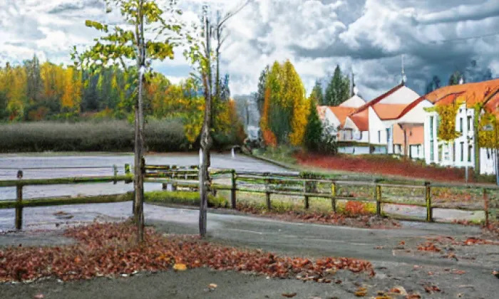 Památník Lidice – autumn