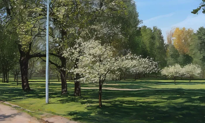 Park Generála Lázaro Cárdenase – spring