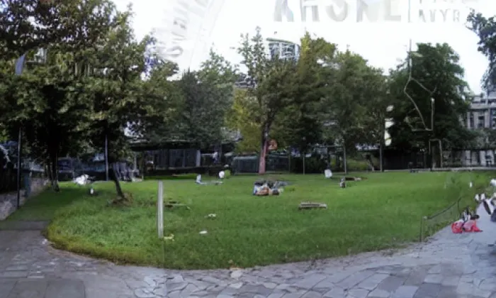 Park Kampa – akvarel