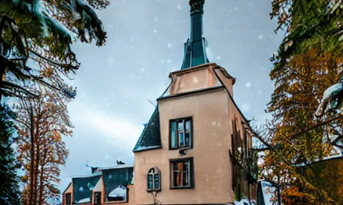 Park na Karlově – winter
