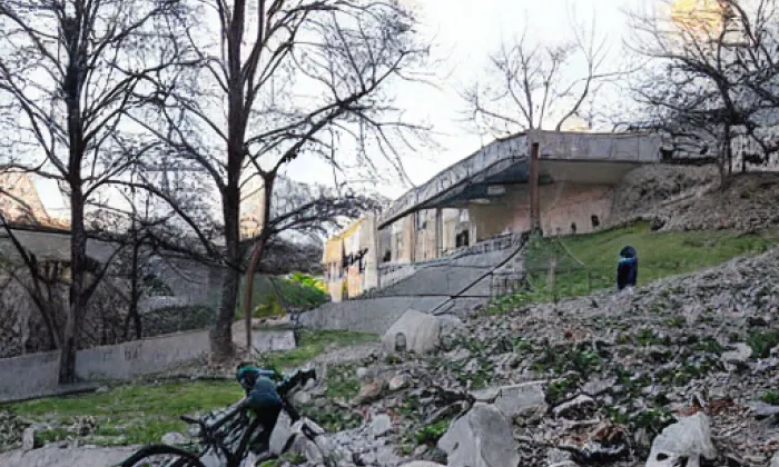 Park Pod Korábem – noc