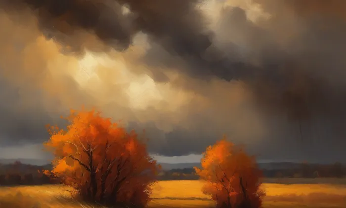 Piaristická kolej (Kadaň) – autumn