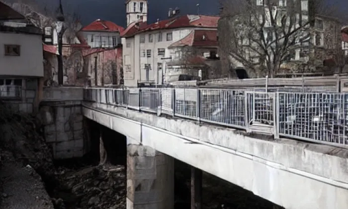 Podklášterský most – winter