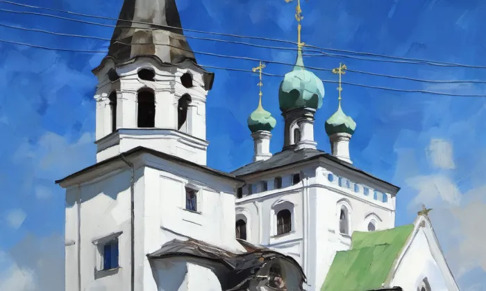 pravoslavný chrám svatého Cyrila a Metoděje – spring