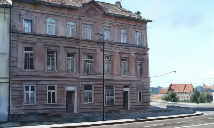Prosecká – akvarel
