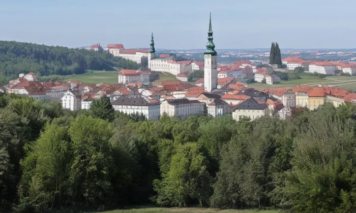 Riegrovy sady – akvarel