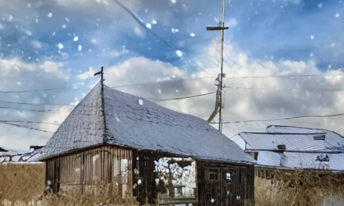 rozvodna Přeštice – winter