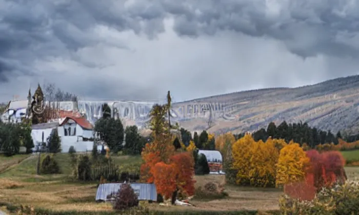 rozvodna Týnec – autumn
